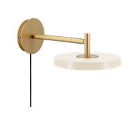 Umage Lámpara de pared Asteria Wall Short. Pearl white-brass