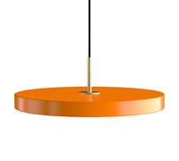Umage Asteria, lámpara de suspensión LED, naranja/cover latón - Ra 83
