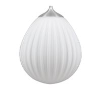 Umage Pantalla de lámpara colgante Around The World blanco Acero cepillado