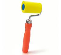 Umaki Rodillo de costura de esponja suave, rodillo de rueda de vinilo para vehículo, herramienta de rodillo de presión para envolturas de coche, tinte de película o papel pintado, con mango ligero,