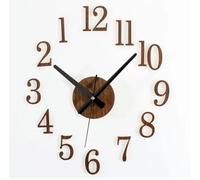 umalls Reloj de pared decorativo digital retro con diseño de reloj de pared en el sentido de las agujas del reloj, creativo, lindo, retroceso, movimiento izquierdo