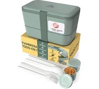 Umami Lonchera Bento, todo en uno, caja bento para adultos, recipientes de preparación de comidas para hombres y mujeres