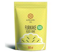 Umami Furikake Yuzu Ecológico (100g) - Hecho en Japón - Auténtico Condimento de Sésamo, Cítrico Yuzu y Algas Nori - Para Arroz, Sushi, Poke y Ensaladas - Vegano