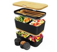 Umami Lonchera Bento, todo en uno, caja bento para adultos, recipientes de preparación de comidas para hombres y mujeres