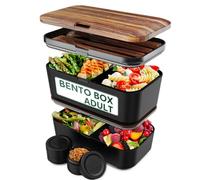 Umami Lonchera Bento, todo en uno, caja bento para adultos, recipientes de preparación de comidas para hombres y mujeres