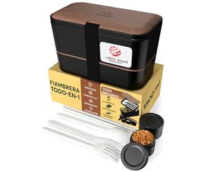 Umami Lonchera Bento, todo en uno, caja bento para adultos, recipientes de preparación de comidas para hombres y mujeres