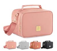 Umami Premium - Bolsa isotérmica de Comida para Mujer/Hombre, 4 L, de Piel Vegana, Elegancia y frescura Diaria con Nuestra Caja isotérmica, Ideal para la Oficina, sobre el Pulgar, Rosa
