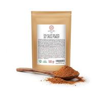 Umami Salsa de Soja en Polvo 100g - Sazonador Instantáneo Fermentado - Potenciador de Sabor Natural - Sin Glutamato y Vegano - Para Marinados y Snacks