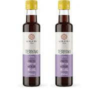 Umami Salsa Teriyaki 250ml - Glaseado Japonés Denso para Pollo, Salmón y Carne - Sin Conservantes ni Colorantes - Sabor Auténtico - Made in Italy (Paquete de 2)