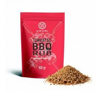 Umami Tonkatsu BBQ Rub 100g - Mix de Especias Japonesas para Cerdo Empanado, Costillas y BBQ - Marinado en Seco (Dry Rub) - Sin Conservantes - Made in Italy