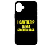 Umarell Uomo Pensionato Regalo Pensione Nonno Cantieri Carcasa para iPhone 16 Plus