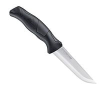 Umarex Alpina Sport ANCHO - Cuchillo con funda para cinturón, mango de plástico negro con inserciones de TPR.