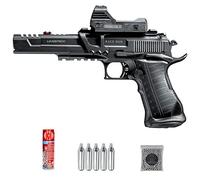 UMAREX UX RACE GUN Kit M12 | Pack Pistola de balines (perdigones o Bolas de Acero BB's). Arma de Aire comprimido.CO2. Calibre 4,5mm. 2.8 Julios.
