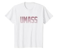 UMass Minutemen | Producto Oficial de la NCAA | CQ4FN03 Camiseta, Niños, Blanco, 3 años