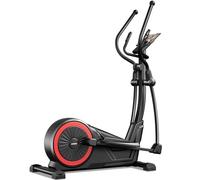 UMAY Bicicleta elíptica magnética silenciosa para el hogar, con 16 niveles de resistencia, pulsación, bicicleta elíptica con volante de inercia de 7 kg y pantalla LCD, máx. 159 kg