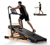 UMAY Cinta de Andar Plegable con Inclinación 40%, Walking Pad para Casa