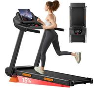 UMAY Cinta de Correr Plegable con Inclinación, Cinta de Andar Plegable,Caminadora Electrica para Casa Equipado con un Motor de 3,0 CV y Pantalla LED,Máximo 136KG