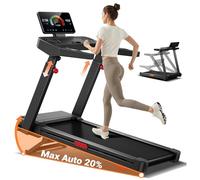 UMAY Cinta de Correr Plegable con Inclinación Automática 20%, 14 KM/H