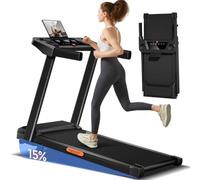 UMAY Cinta de Correr Plegable con Inclinación, Cinta de Andar Plegable,Caminadora Electrica para Casa Equipado con un Motor de 3,0 CV y Pantalla LED,Máximo 136KG
