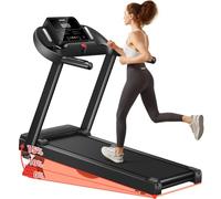 UMAY 14KM/H Cinta de Correr Plegable 15%, Cinta de Andar Plegable con Pulsómetro, 3.0HP Motor Eléctrico Caminadora Electrica para Casa con 12 Programas Preestablecidos, Soporte 136KG