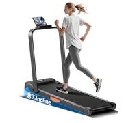UMAY - Cintas de Correr Plegables 2 en 7 para Oficina en casa, pequeña Cinta de Correr Debajo del Ordenador para Caminar, Correr, Mini Almohadilla para Caminar, Cintas de Correr portátiles