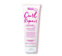 Umberto Giannini Acondicionador de reparación de rizos, fórmula vegana y libre de crueldad animal con algas, salvado de trigo y cafeína, 250 ml