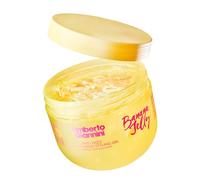 Umberto Giannini Banana Jelly - Gel de peinado de fijación fuerte para cabello rizado, formulado para bobinas tipo 4 y rizos tipo 3
