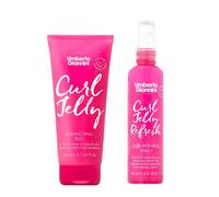 Umberto Giannini Curl Jelly 200 ml - Gel de peinado vegano y sin crueldad para cabello rizado u ondulado - Control del encrespamiento (Jelly y Refresh Spray)