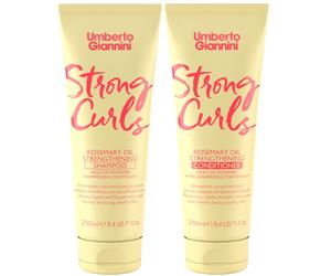 Umberto Giannini Strong Curls Strengthening Shampoo & Conditioner Duo
