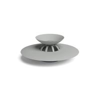 Umbra Flex Tapón de drenaje y atrapacabello, Silicona, Gris