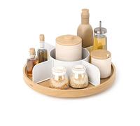 Umbra Bellwood Organizador de encimera, Natural/Blanco, One Size