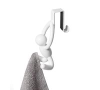 Umbra Buddy Gancho para gabinete, juego de 2, Blanco
