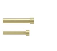 Umbra Cappa Cortinero doble ajustable, 91-168 cm, Dorado