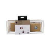 Umbra Cubiko Juego de 2 cestas organizadoras para ducha, Blanco