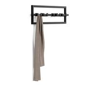 Umbra Cubiko Perchero de pared con 5 ganchos, Negro