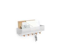 Umbra Estique Organizador multifuncional, Acero, Blanco
