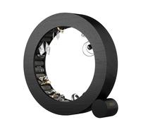 Umbra Ferris - Organizador de Joyas, Soporte para Anillos de Madera, Color Negro