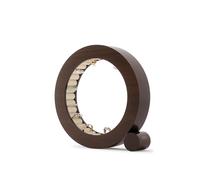 Umbra Ferris-Organizador de Joyas, solución de Almacenamiento con Almohadas Acolchadas de Terciopelo para Mostrar Anillos o aretes, Nogal, Madera, Walnoot