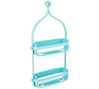 Umbra Flex Organizador para ducha con dos niveles, Azul Surf