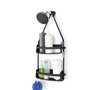 Umbra Flex Organizador para ducha con dos niveles, Negro