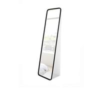 Umbra Hub Espejo de pared de cuerpo entero, Espejo de vidrio, Negro