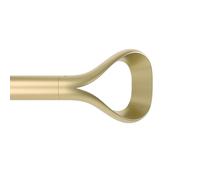 Umbra Loop - Barra de Cortina Ajustable de 2,5 cm, 107 a 305 cm, Oro