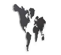 Umbra Mappit Adorno de pared, Acero, Titanio