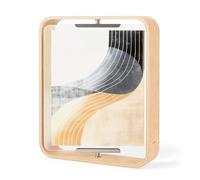 Umbra Marco de Fotos de Mesa, Marco de Fotos de Dos Caras para Fotos de 20 x 25 cm, Madera Natural