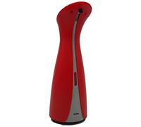 Umbra Otto 250 ml Sensor de movimiento automático, dispensador de jabón sin pantalla táctil con sensor infrarrojo para jabón líquido, desinfectante de manos y detergente, plástico, color rojo