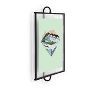 Umbra Phantom Marco de pared de 20 x 25 cm, Negro