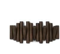 Umbra Picket 5 Ganchos De Percha En Color Nogal Barra De Percha