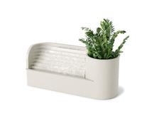 Umbra Stream - Fuente de Mesa con Estante Integrado, Color Beige