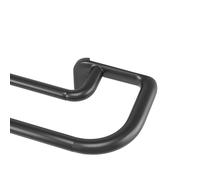 Umbra Crepúsculo Juego de Barra de Cortina Doble: el diseño Envolvente es Ideal para Paneles opacos o de oscurecimiento de habitación, Metal, Negro Mate, 167-365 cm