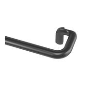 Umbra Twilight - Juego de barras de cortina, diseño envolvente ideal para paneles opacos o de oscurecimiento de habitación, 66-144 pulgadas, color negro